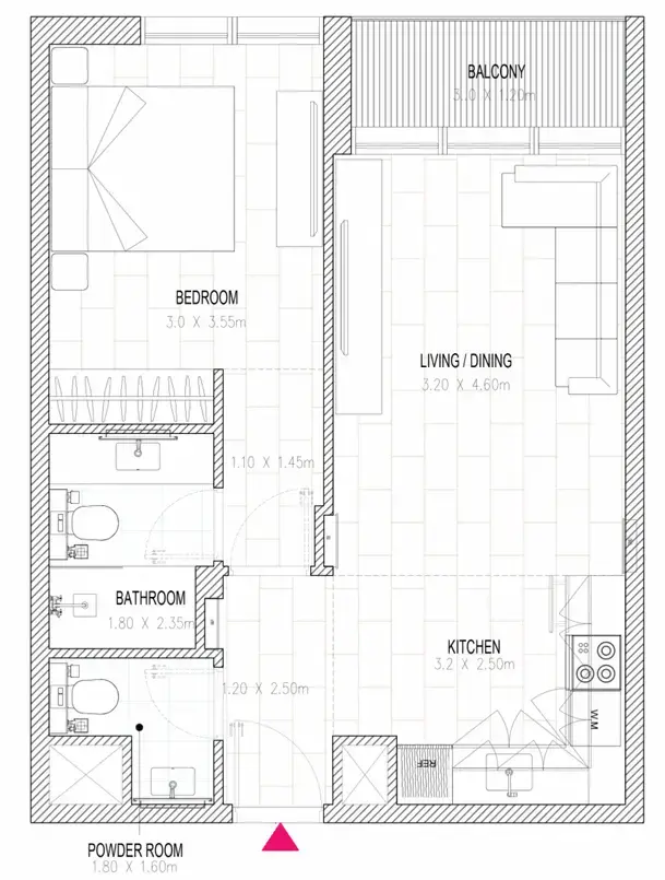 1 BR #HAMSA 2- 1BR- UG13