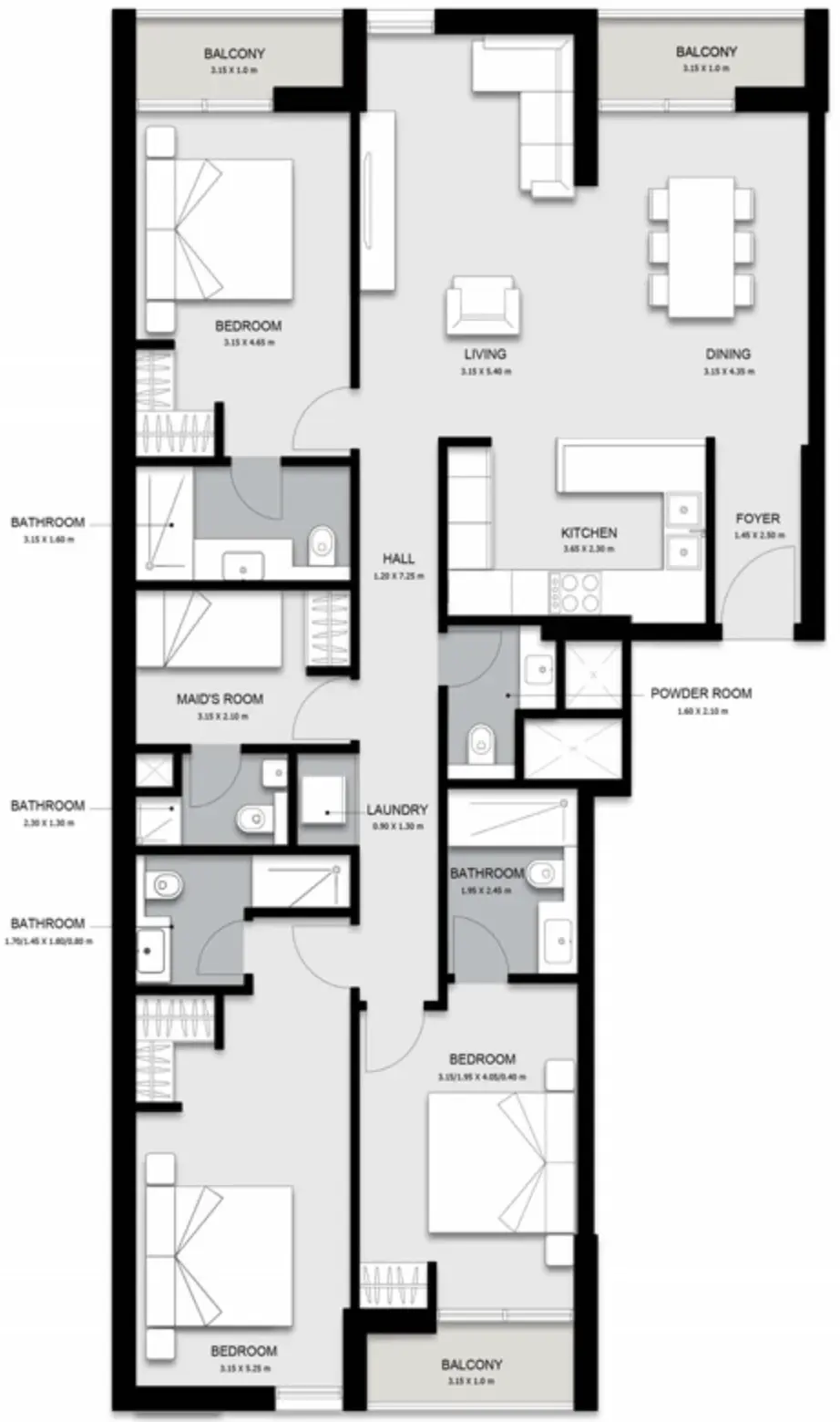 3 BR #NAMA 2-3BR-122