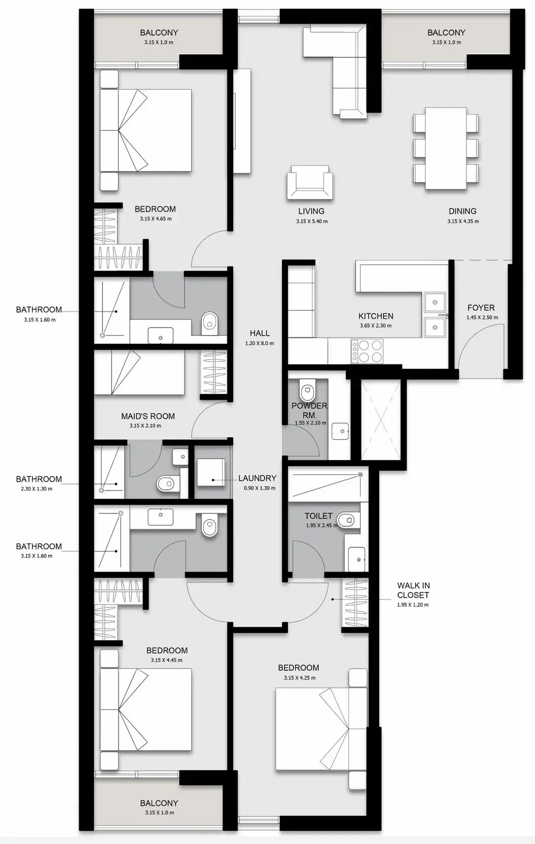 3 BR #NAMA 3 -3BR-114