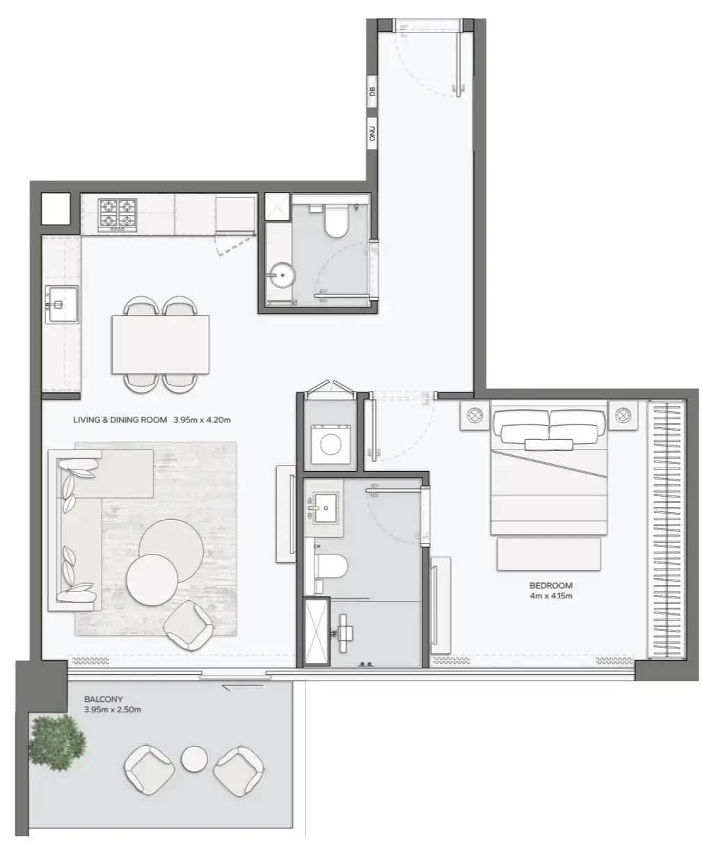 1 BR #2307