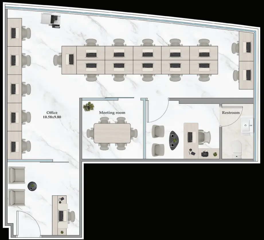 Office #ASPZ-F04-402