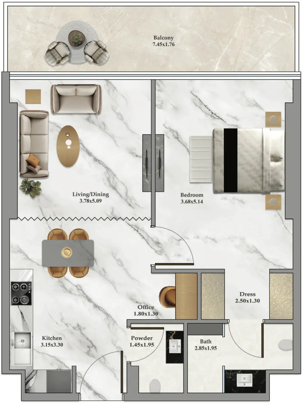 2 BR #B102Z-F61-6112