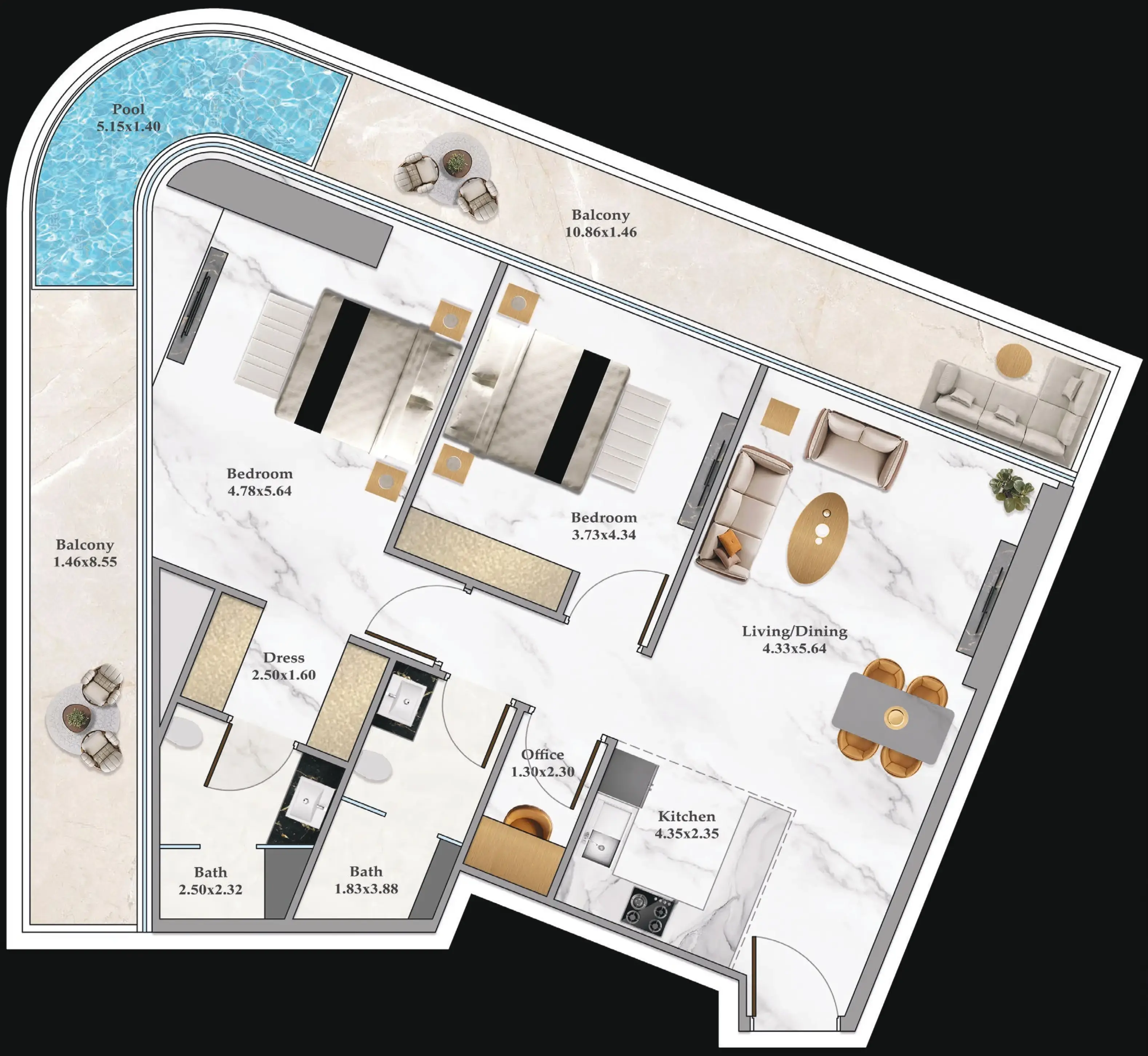 2 BR #B102Z-F38-3801