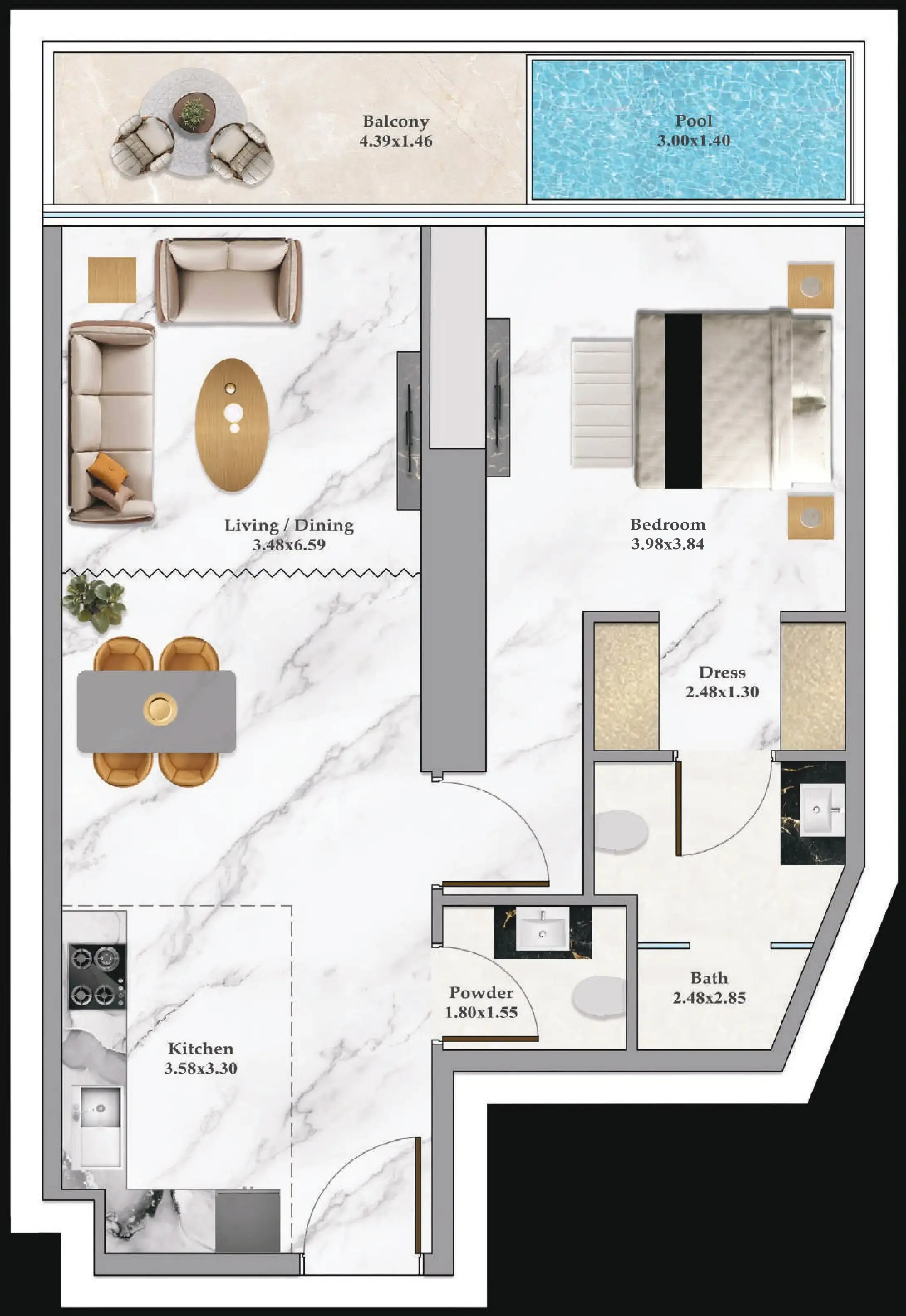 1 BR #B102Z-F21-2122