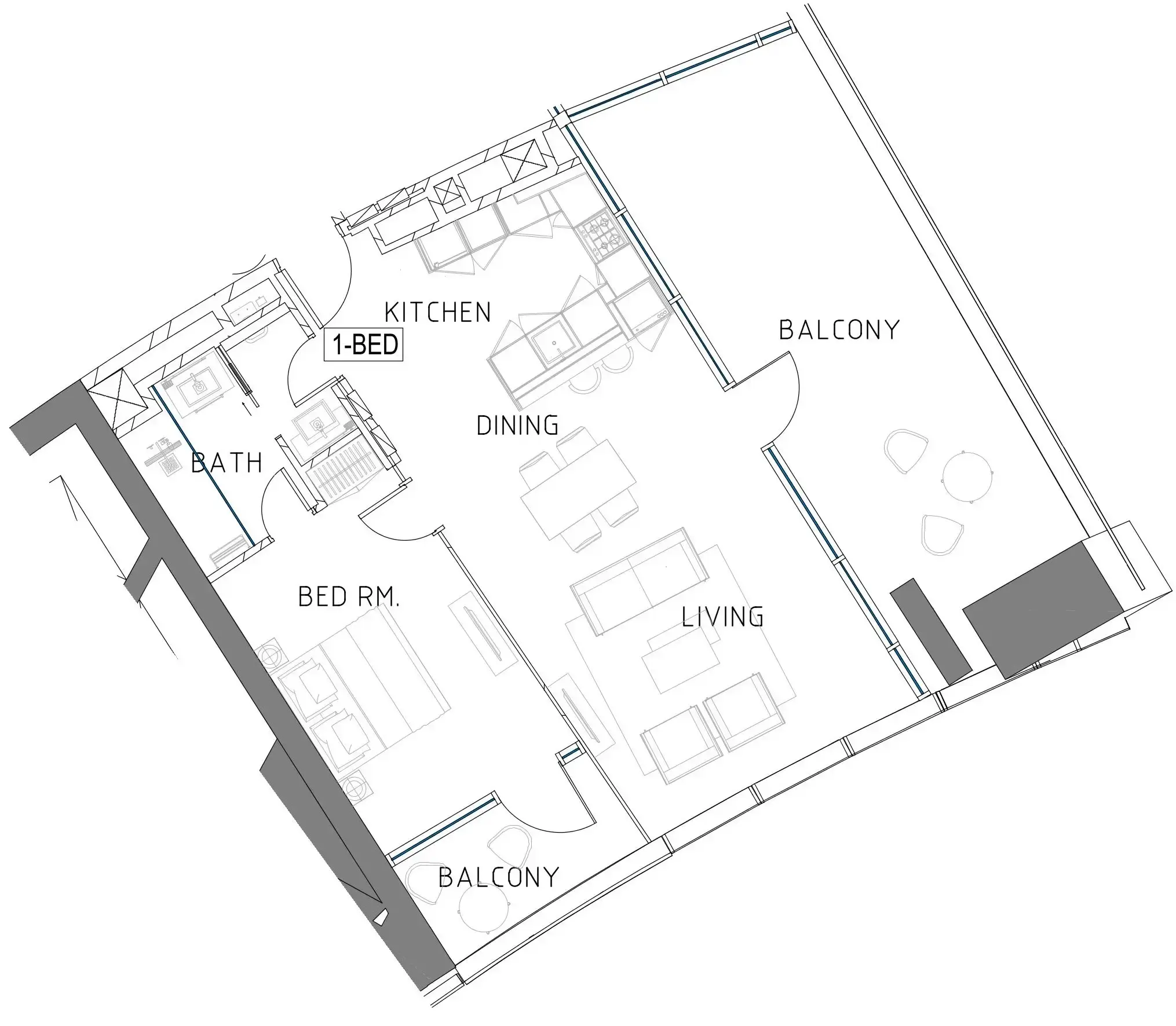 1 BR #AYKC3D/79/7917