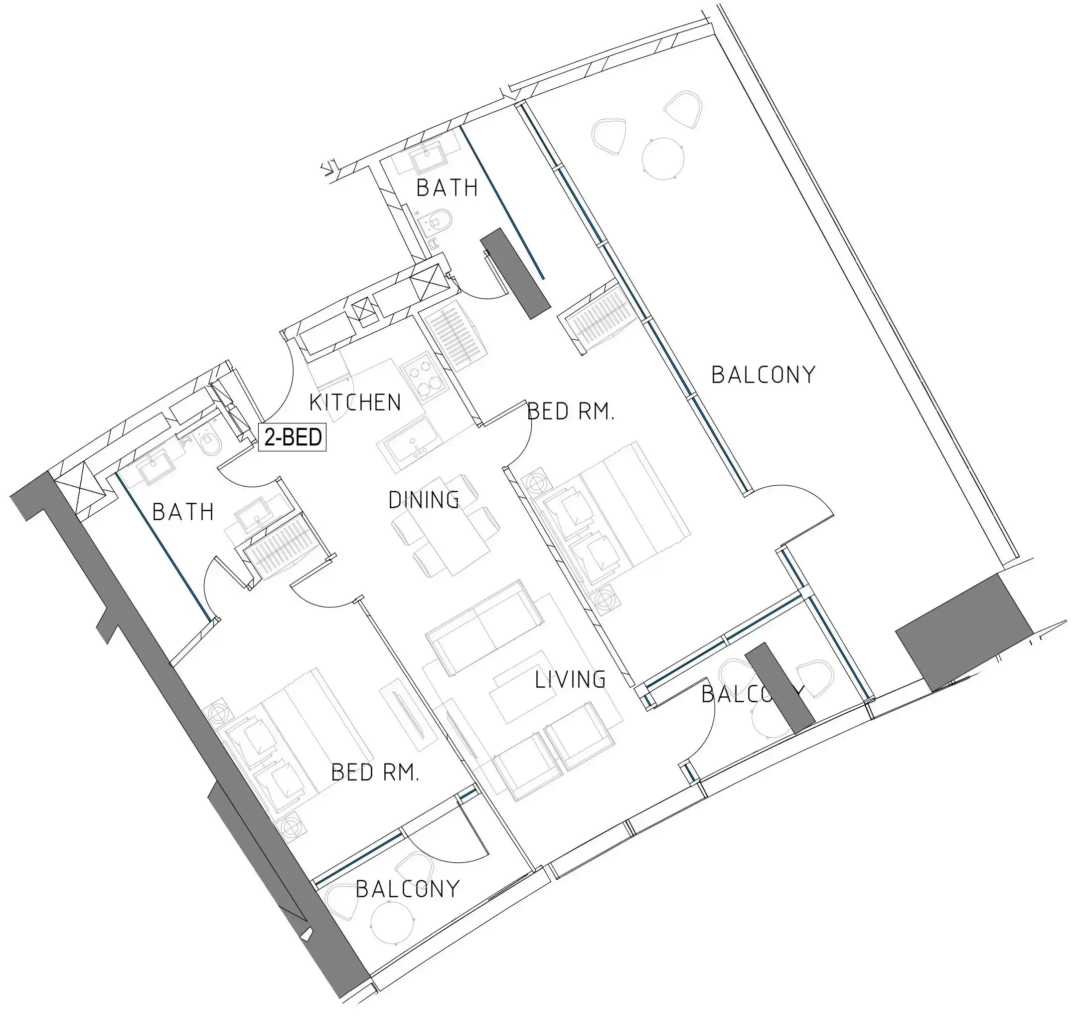 2 BR #AYKC3D/78/7818