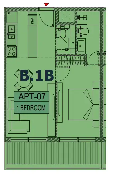 1 BR #OLFAH 3 - 1BR - G07