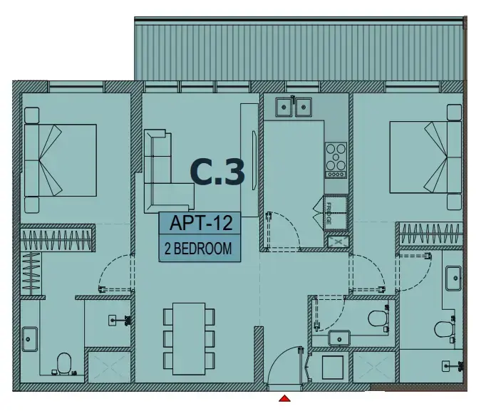 2 BR #OLFAH 3 - 2BR - 112