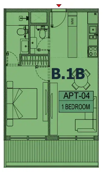 1 BR #OLFAH 3 - 1BR - G04