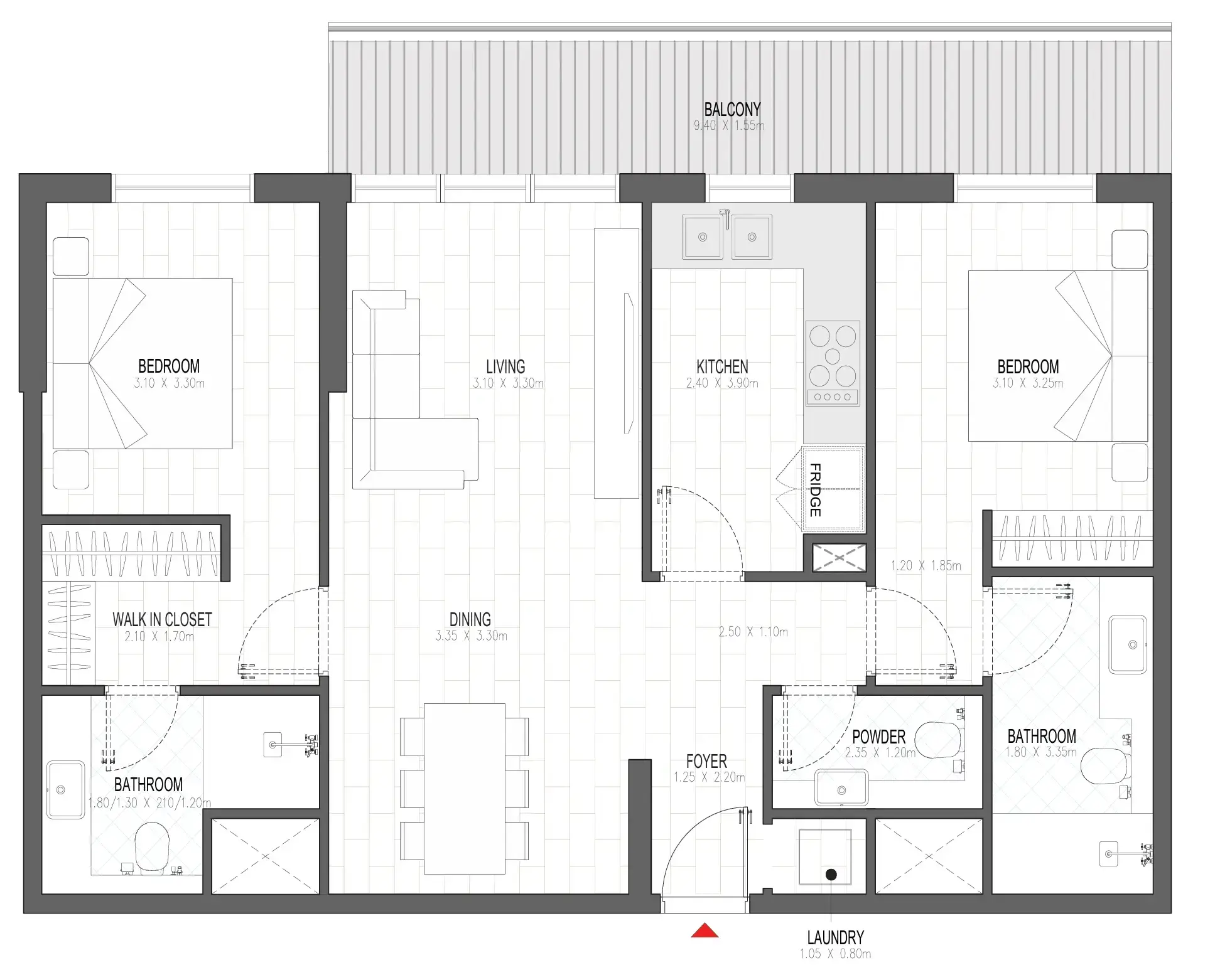 2 BR #OLFAH 3 - 2BR - G11