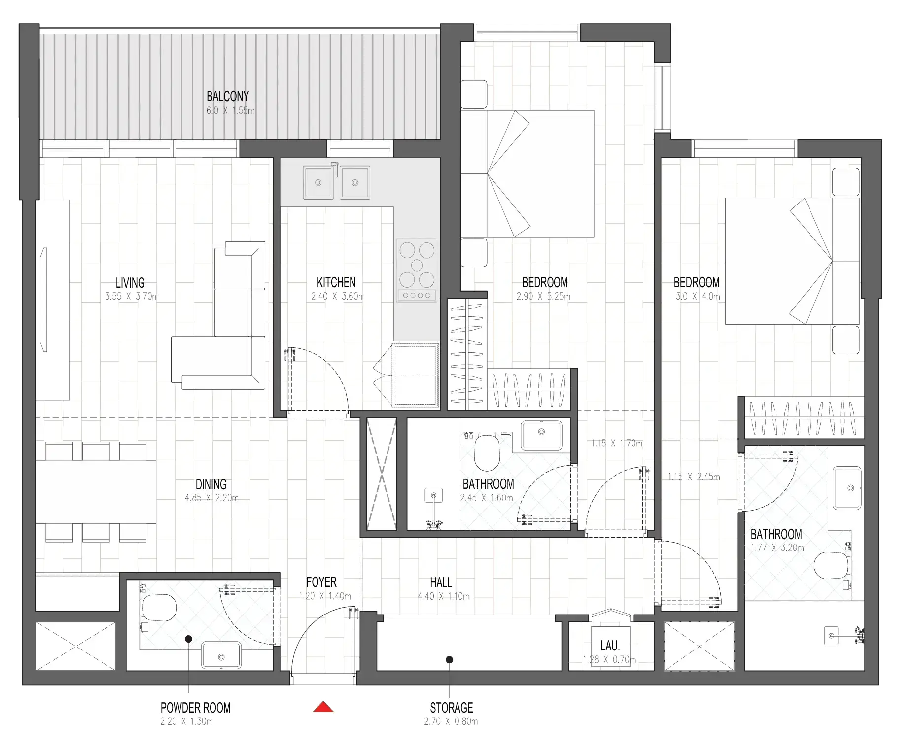 2 BR #OLFAH 2 - 2BR - 201