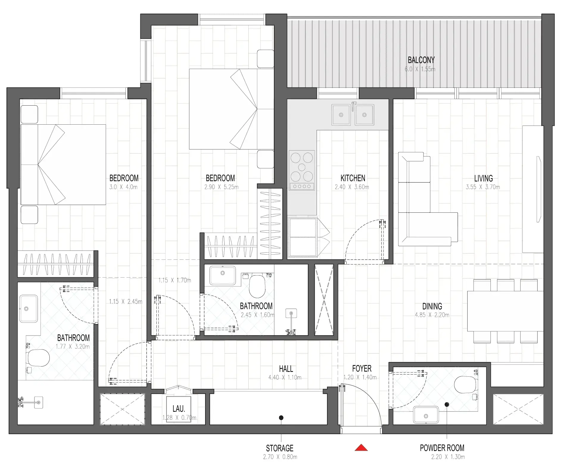 2 BR #OLFAH 3 - 2BR - 1101