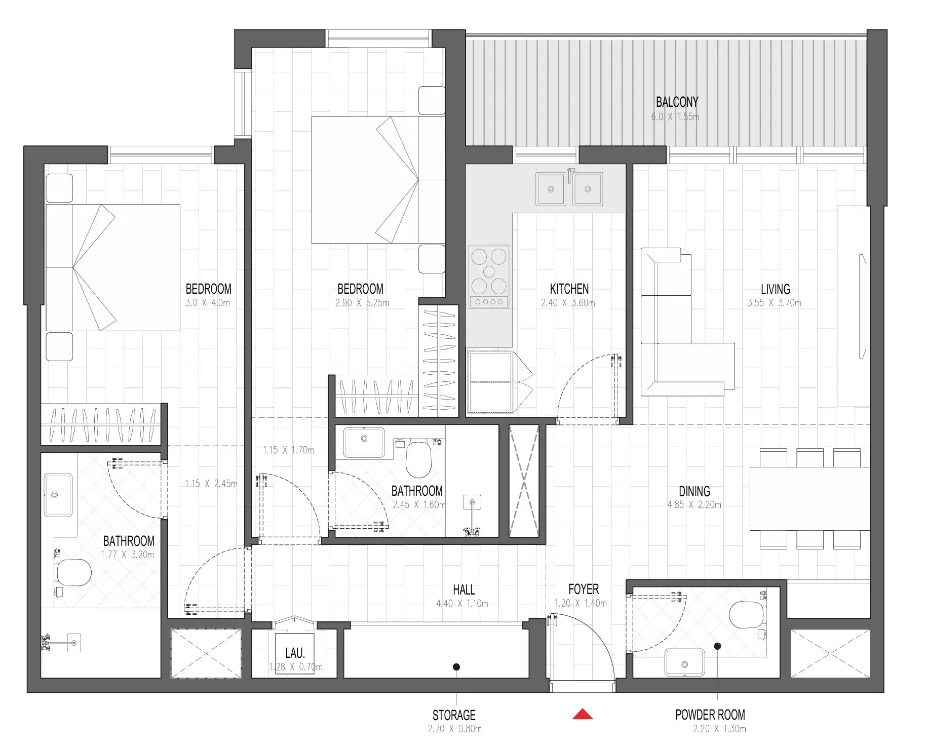 2 BR #OLFAH 3 - 2BR - 1013