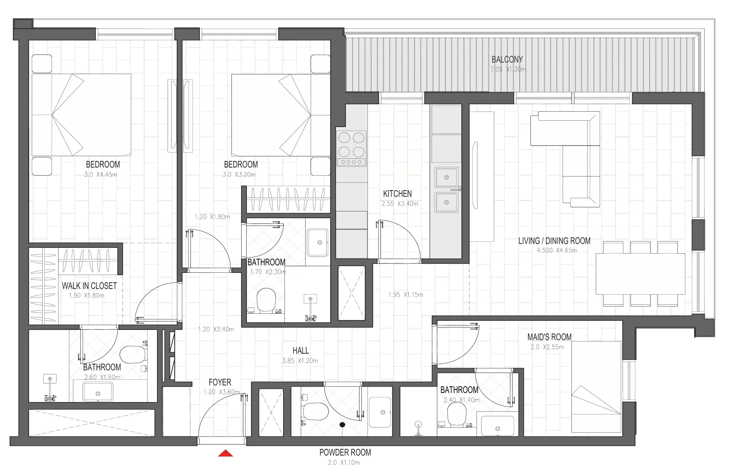 2 BR #OLFAH 4 - 2BR - 211