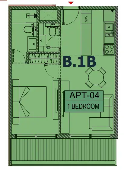 1 BR #OLFAH 2 - 1BR - G04
