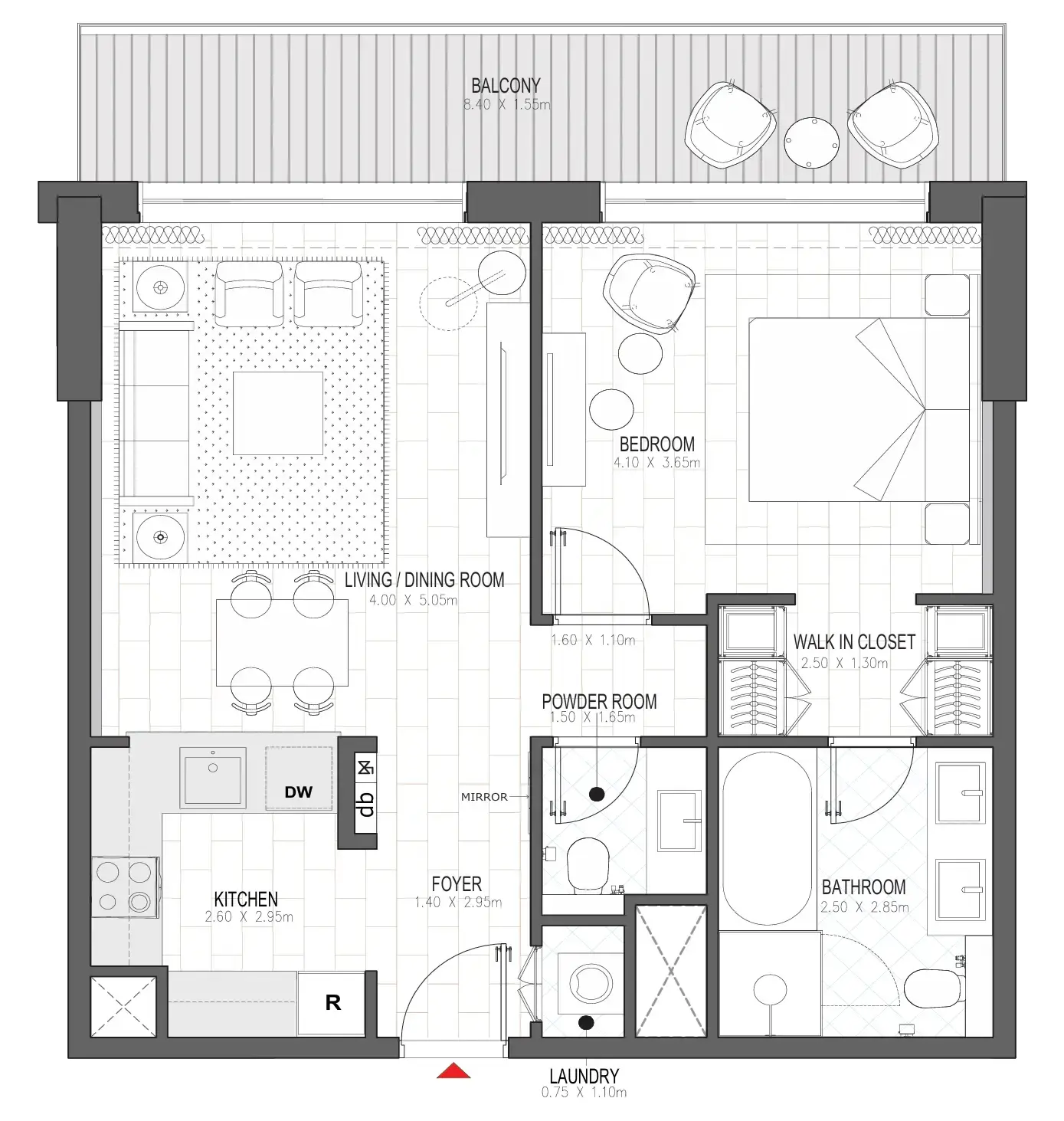 1 BR #PALACE A - 1BR -  A209