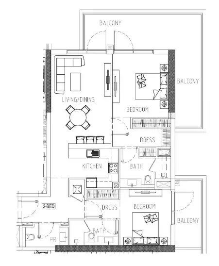 2 BR #DRVR1B/10/1005