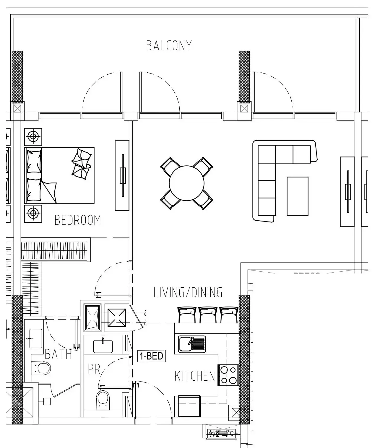 1 BR #DRVR2B/11/1112