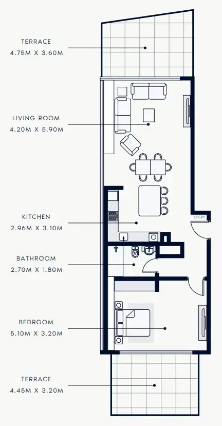 1 BR #R REVE - 1-101