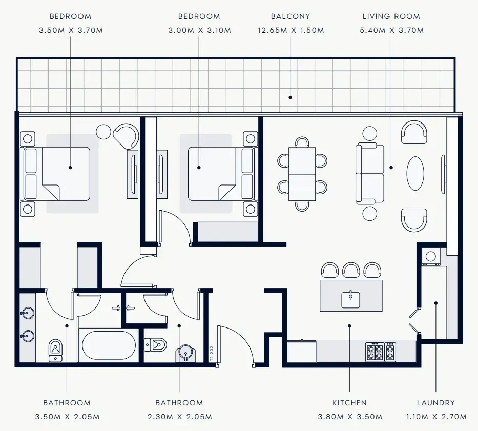 2 BR #R REVE - 2-702