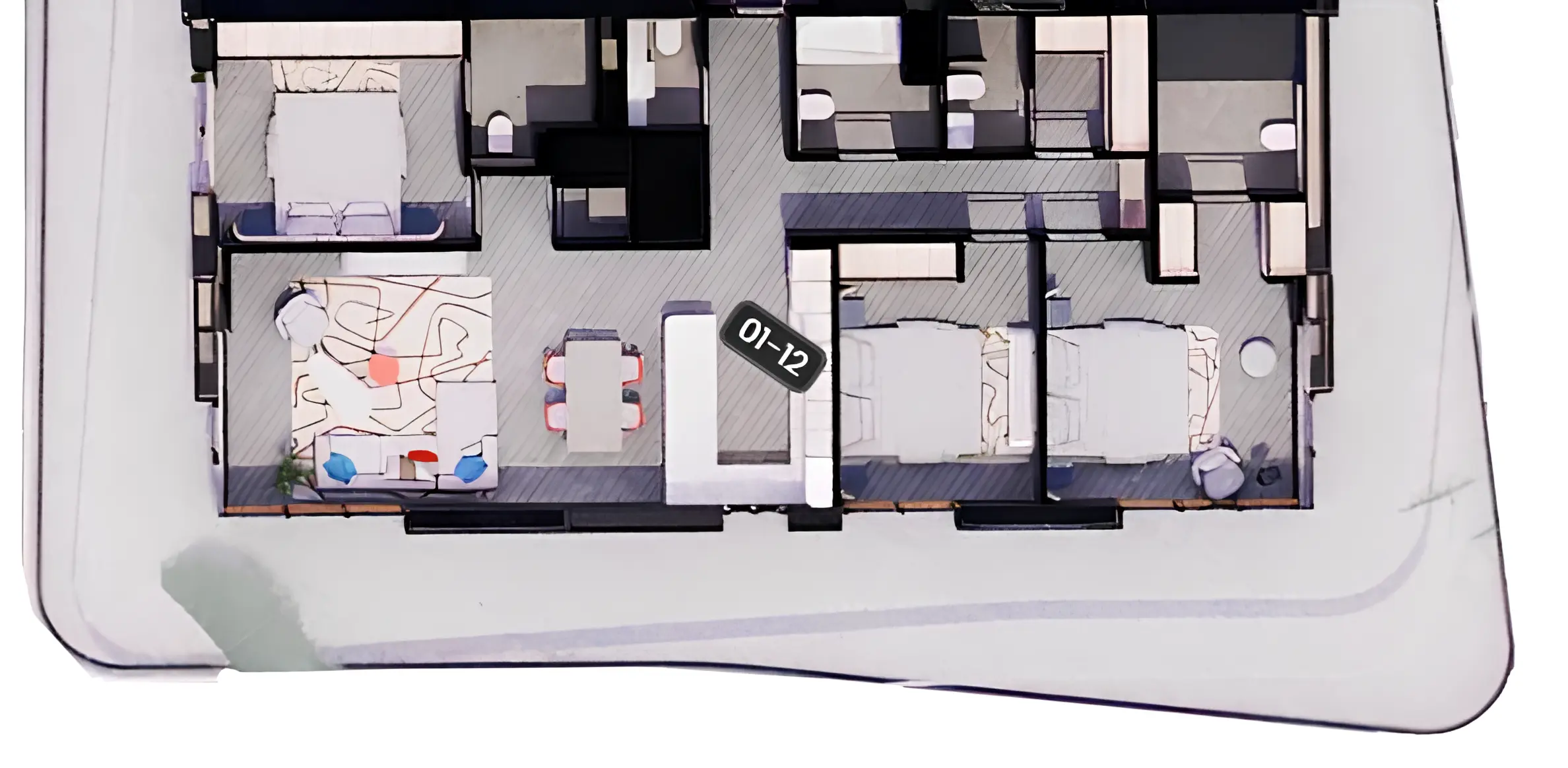 3 BR #AlMarjan-R2-01-12