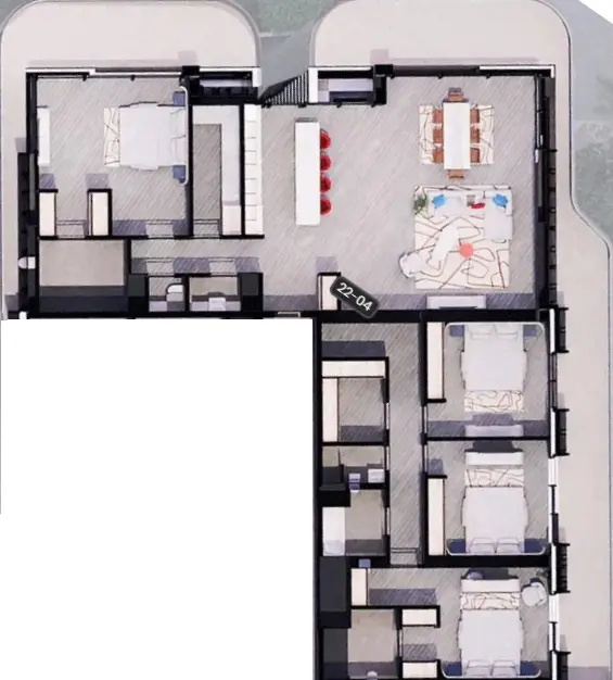 4 BR #AlMarjan-R2-22-04