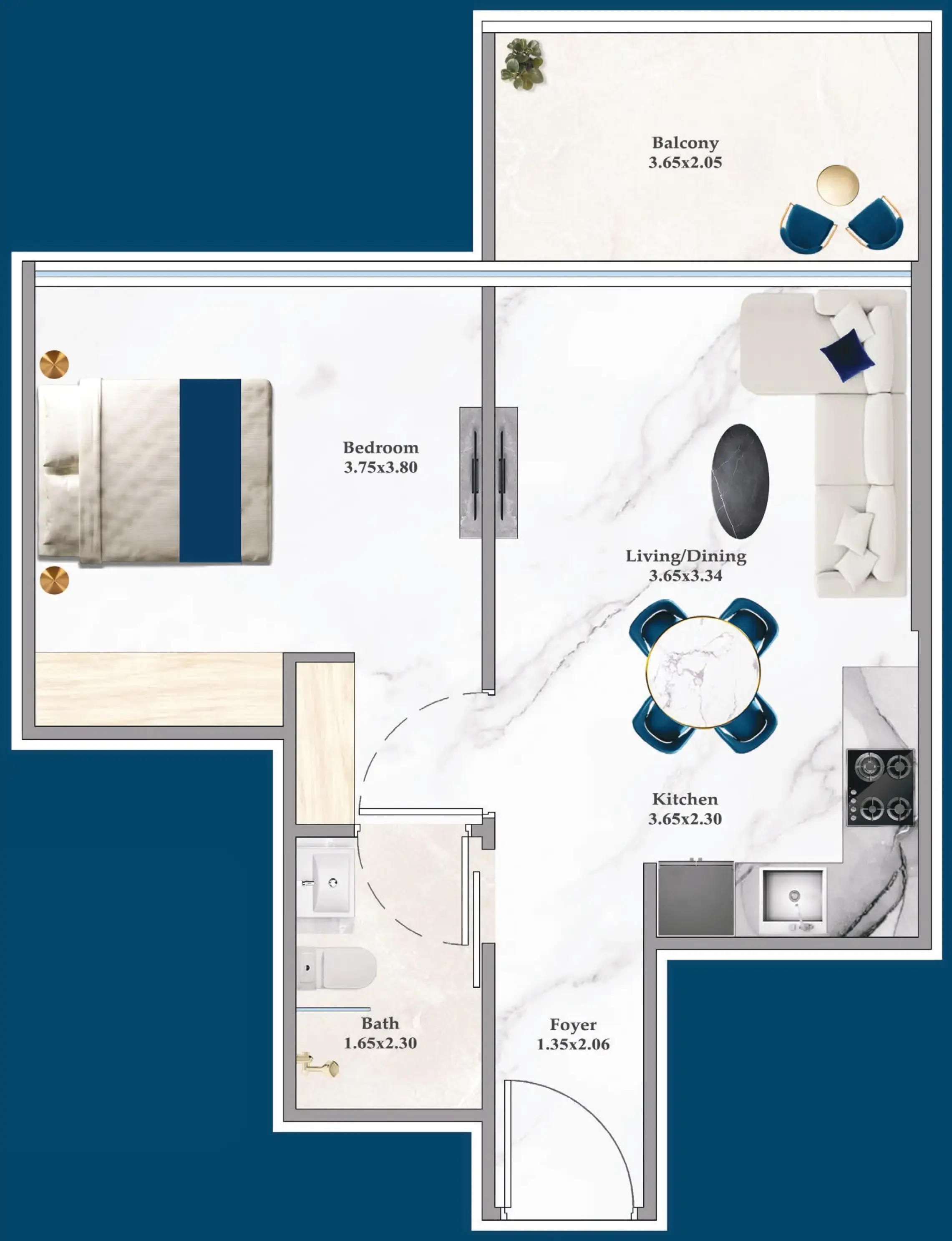 1 BR #SRNZ-A-F26-2601