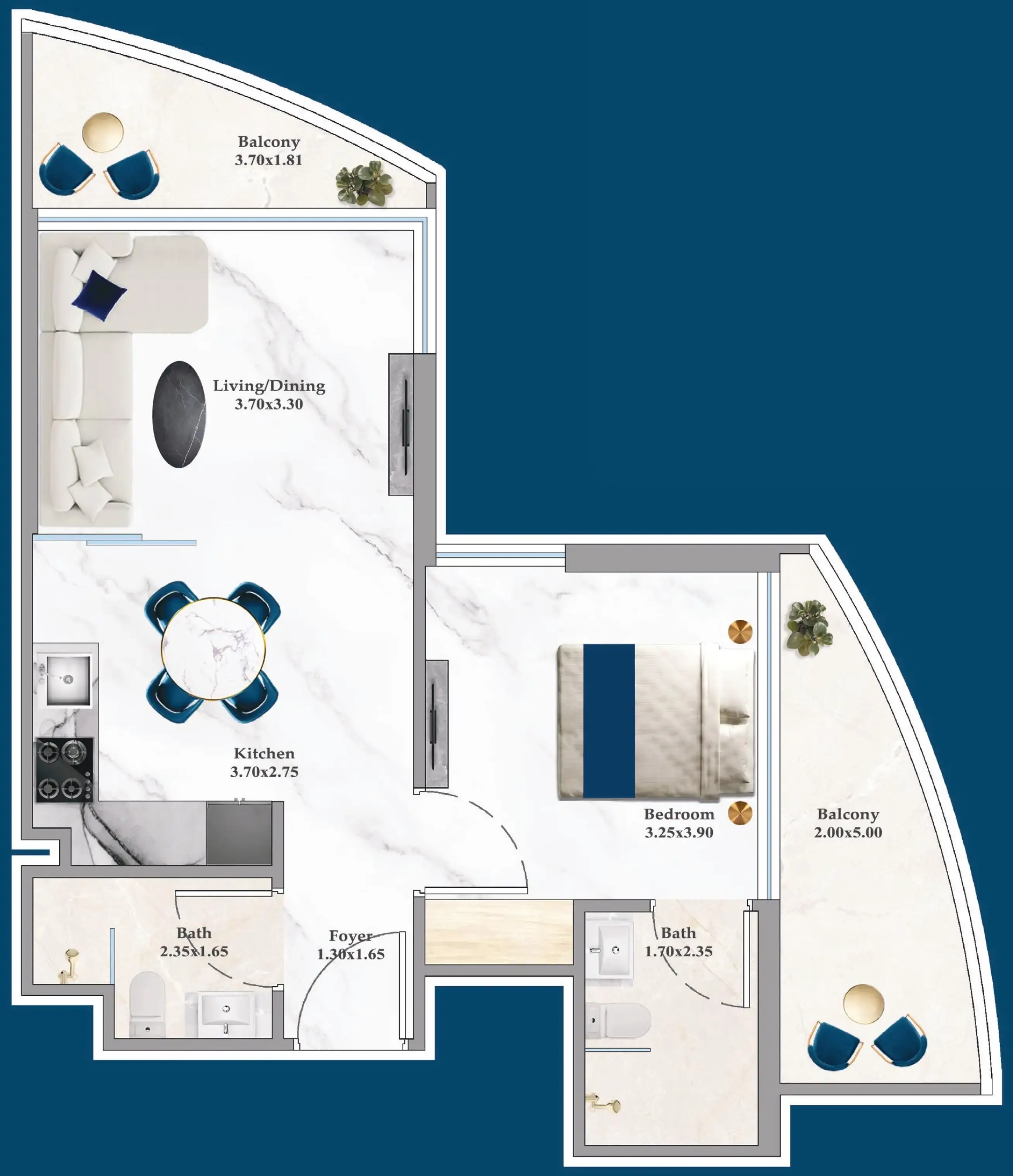 1 BR #SRNZ-A-F43-4313