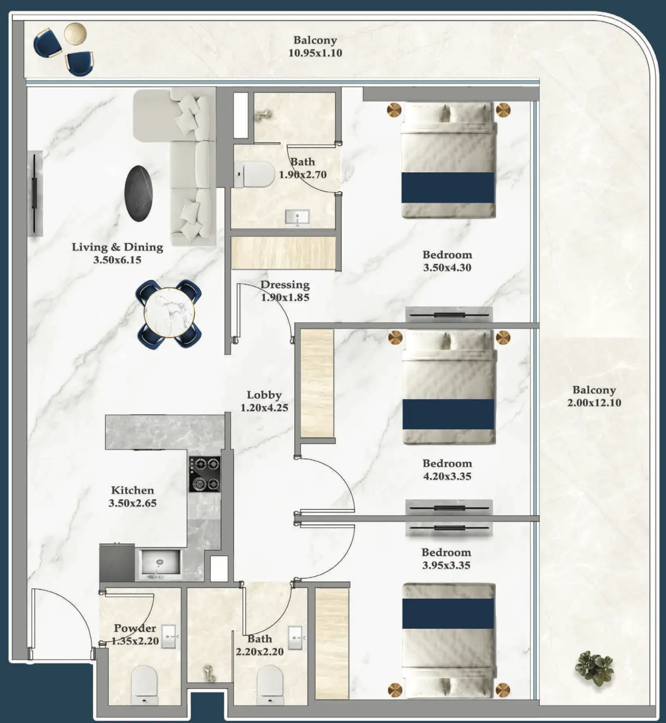 3 BR #SPLZ-A-F09-904