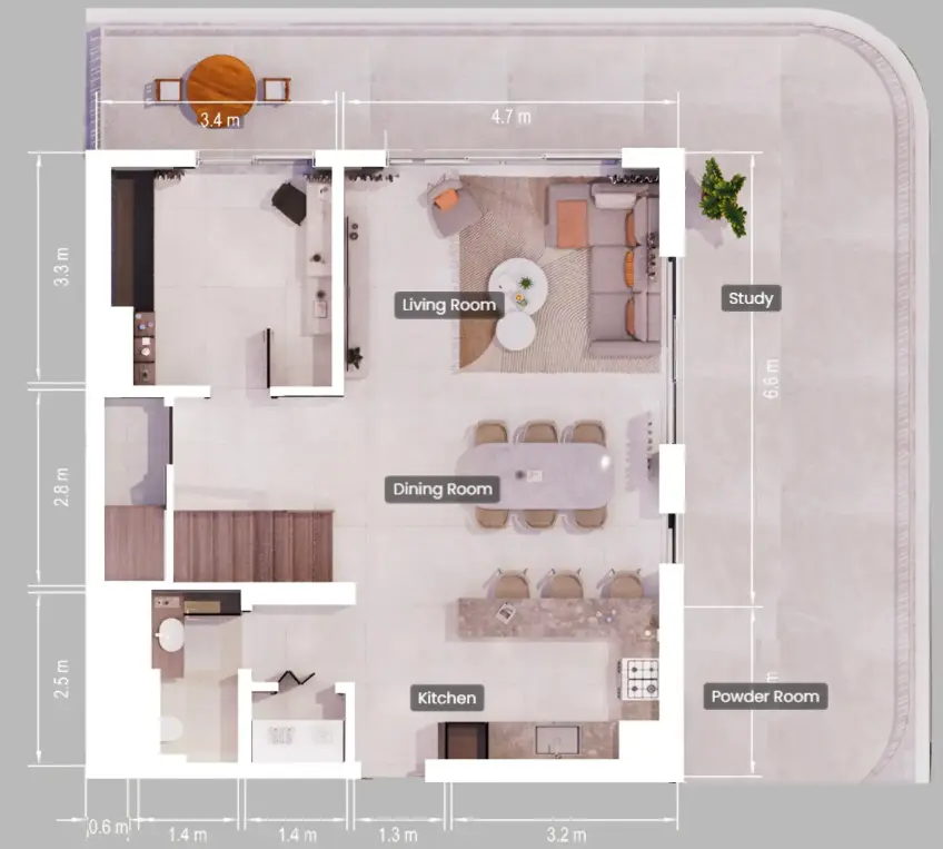 2 BR #Verdes-Pine-09-02