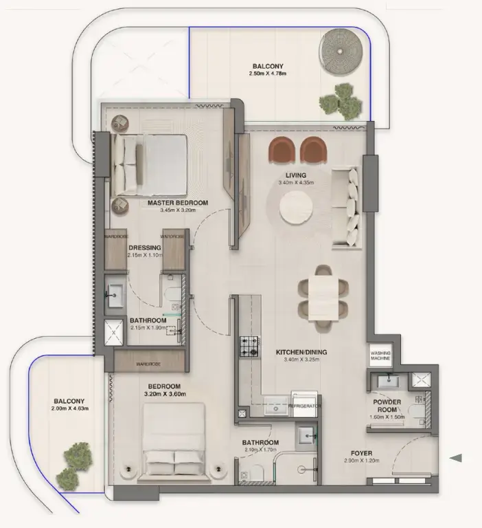 2 BR #Woodland Crest - 4 - 411
