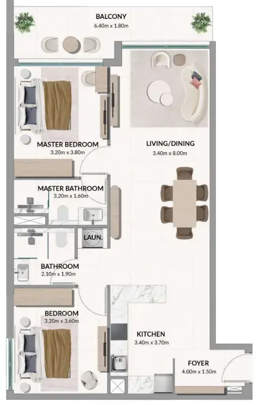 2 BR #Woodland Terraces - 1 - 113